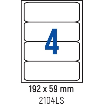 Spree Етикети лепящи 4 бр. , класьор 192.0x59.0 мм, 100 л. , A4 (3800884030134)