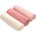 Sensillo Муселинови пелени Sensillo - Uniform Pink, 60 x 80 cm, 3 броя (SILLO-09917)