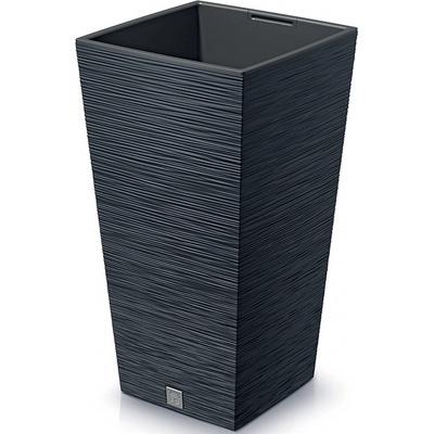 Prosperplast Květináč FURU SQUARE 26,5 cm antracit