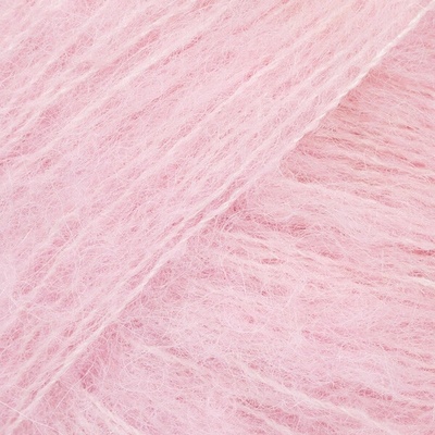 BRUSHED ALPACA SILK Drops Farby BRUSHED ALPACA SILK: 12 púdrovo ružová