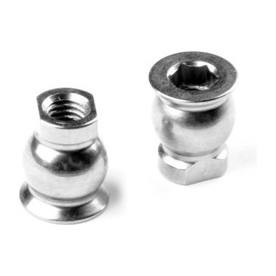 Xray X4 LOWER ARM BALL UNIVERSAL 6.0 MM WITH HEX HUDY SPRING STEEL™ 2