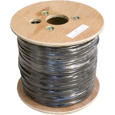CNS Network CNS-SLDF6P-305-GR U/FTP, Cat6, drát, PVC, cievka 305m, šedý