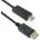 DeTech Кабел DeTech DP HDMI M/M, 14+1 cooper, 1.8м, Черен (18273)