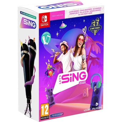 PLAION Let's Sing 2025 [Double Mic Bundle] (Switch)
