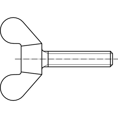 PROFISTYL DIN 316 GT Šroub křídlový, německá forma GT MICKEY pozink Varianta: DIN 316 GT Šroub křídlový, německá forma GT ZnB M4x10 – Zbozi.Blesk.cz