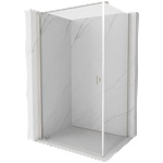 Mexen Mist-B врата за душ 100 x 80 см, прозрачна, матиран никел - 8A2T-100-080-97-00 (8A2T-100-080-97-00)