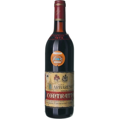 Guiseppe Contratto Barbaresco suché červené 1973 0,72 l (holá láhev)