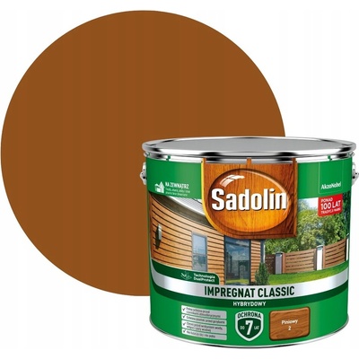 Impregnace na dřevo Sadolin borovicová 9 l pro venkovní použití