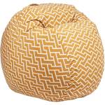 Pufrelax Барбарон 400л. Matusalem, Zippity Orange, Перящ се калъф, Подходящ за деца, Пълнеж с микс от мемори пяна и дунапрен, Гама Premium