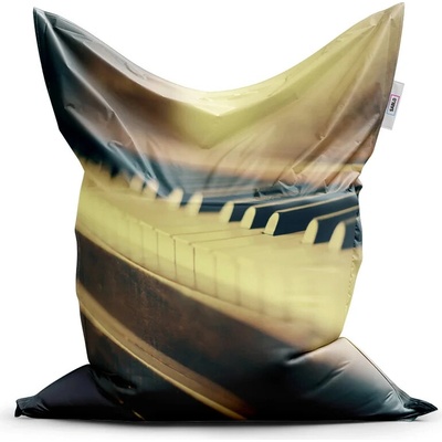 Sablio Sedací vak Klávesy klavíra 150x100 cm