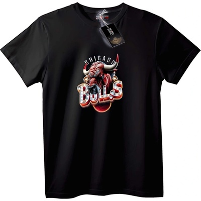 NOONEBRAND Тениска с лого на Chicago Bulls - 2XL, White