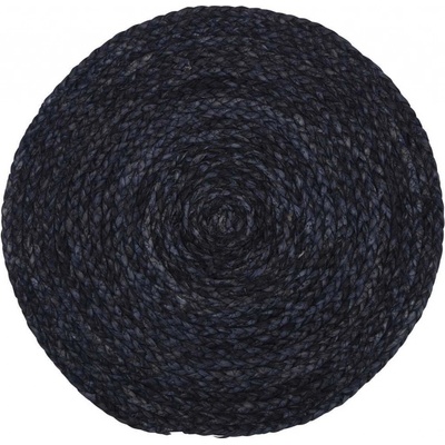 Bergner Zea Unika Kulaté prostírání / kukuřičné vlákno / modrá 38cm