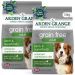 Arden Grange GF Възрастни агнешко и супер храни 2 x 12 кг