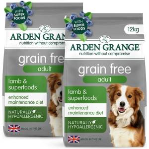 Arden Grange GF Възрастни агнешко и супер храни 2 x 12 кг