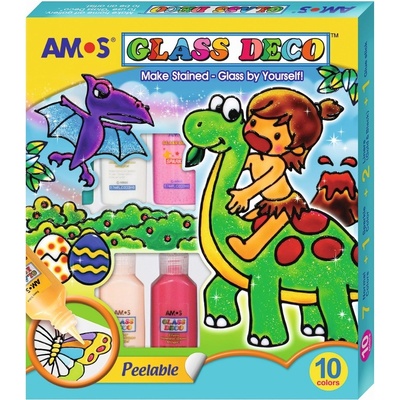 Barvy na sklo sada 8 barev 22ml+1 černá kontura 40ml +1 zlatá kontura 22ml+šablony,fólie – Hledejceny.cz