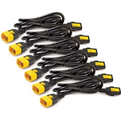 Power Cord Kit (6 ea), Locking, C13 to C14, 1.8m