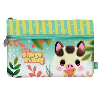 Santoro Несесер Bangoberry Piggy Pig, 2 отд. , 24х16х2см (32610-А-PIGGY PIG)