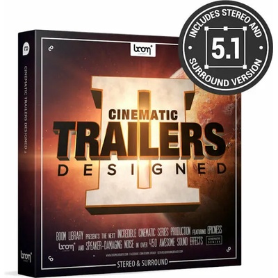 BOOM Library Cinematic Trailers Designed 2 SR