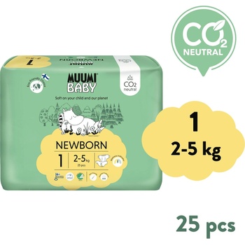 MUUMI BABY 1 Newborn 2-5 kg 25 ks