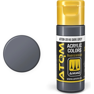 AMMO by MIG Jimenez ATOM COLOR Dark Grey 20ml