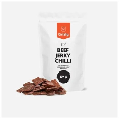 Grizly Jerky sušené hovädzie mäso chilli 50 g