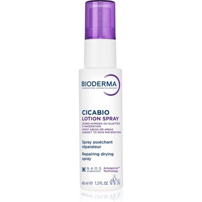 BIODERMA Cicabio Lotion Spray изсушаващ и успокояващ спрей за раздразнена кожа 40ml