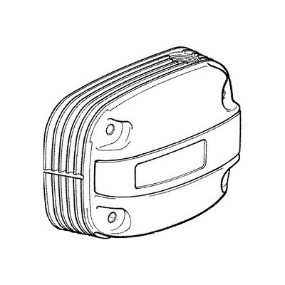 Víko hlavy válce BMW R1150 GS Adventure, pravé, modrošedé – Sleviste.cz