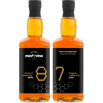 Medovina Elisa dárek k 87. narozeninám 11% 2 x 0,5 l