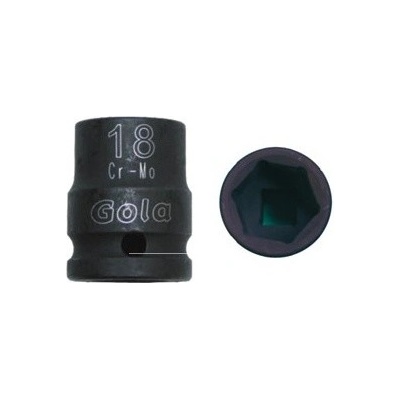 Hlavice průmyslová GOLA 1/2" vel. 18 nástrčná - 315018