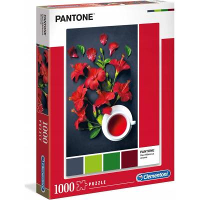 Clementoni Pantone Červený Ibišek 39494 1000 dílků