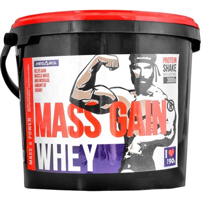 Megabol Whey Mass Gain 3000 g – Zboží Mobilmania