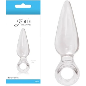  Анален плъг, мини съкровище, 9см. - Jolie Pleasures Mini Clear (NSTOYS0086)