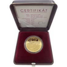 Česká mincovna zlatá minca medaila Päťdukát ČR 2007 Proof 1/2 oz