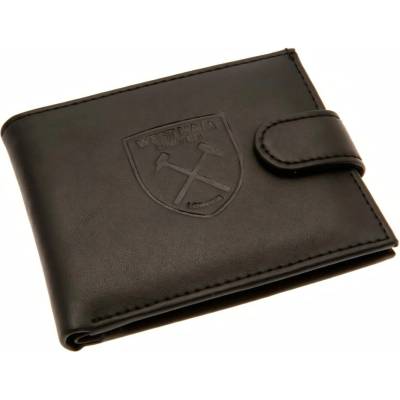 WEST HAM UNITED FC Kožená peňaženka West Ham United bifold RFID čierna