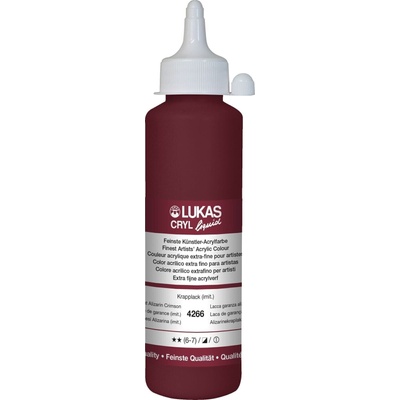 LUKAS Cryl Liquid АКРИЛНА боя Permanent Alizarin Crimson 250 ml 1 бр (42660250)