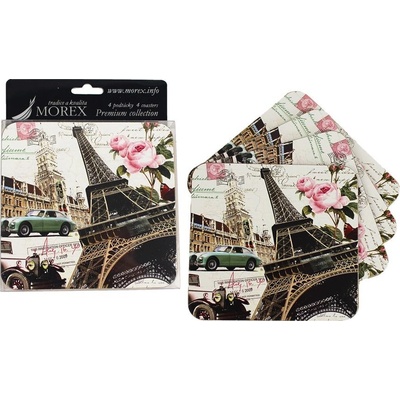 Morex Podtácky 4 ks Eiffelovka 3 350063 – Zbozi.Blesk.cz