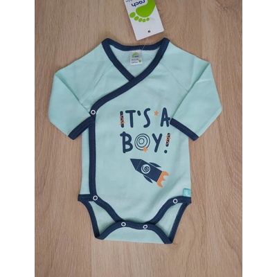 Rach Боди с дълъг ръкав тип " прегърни ме" It`s a boy! 3, 50, 56, 62, 68