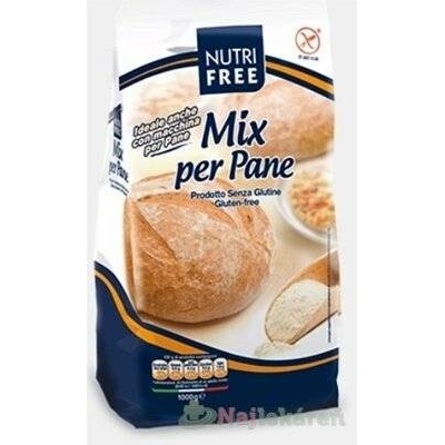 NutriFree Italská bezlepková mouka Mix per Pane Integrale 1 kg