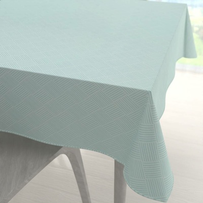 Biante Teflonový čtvercový ubrus Milano TF-050 světle mentolový 140x140cm