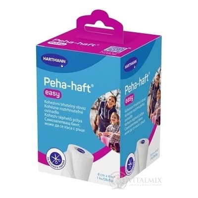 PEHA-HAFT Easy kohézne roztrhnuteľné ovínadlo 8 cm x 4 m 1 ks