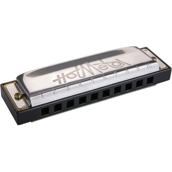 Hohner Hot Metal D Диатонична устна хармоника (M57203x)