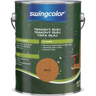 Swingcolor Terasový olej 2,5 l teak