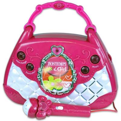 Bontempi Hudobná taška s mikrofónom I GIRL