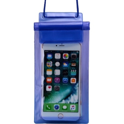 Púzdro Bomba univerzálne vodotesné na telefón Modrá PVC11/BLUE