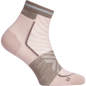 Icebreaker Дамски чорапи за бягане Icebreaker Women's Merino Run+ Ultralight Mini Running socks - Pink Quartz / Porcini - размер 38-40 (EU) (201-8168-0512)