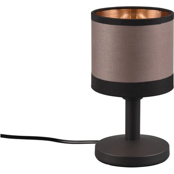 Reality Черно-кафява настолна лампа (височина 22 cm) Davos - Reality (R59551041)