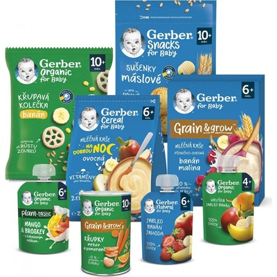 Gerber Balíček dětské výživy 8 ks 933 g – Zboží Dáma
