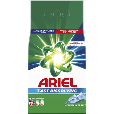 Ariel prací prášok na bielu bielizeň 2,475 kg