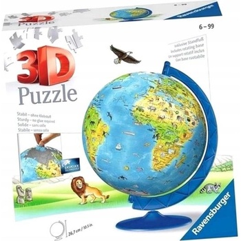 Ravensburger 3D puzzleball Globus anglický 180 ks