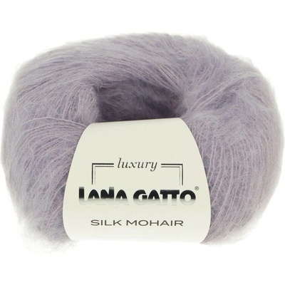 Lana Gatto Silk Mohair 9374 fialovo sivá